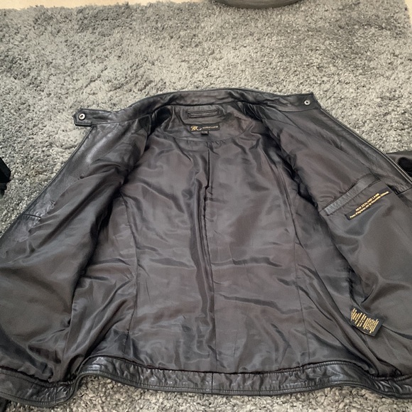 Womens Large or XL Leather jacket bh sophisticates - Picture 7 of 10